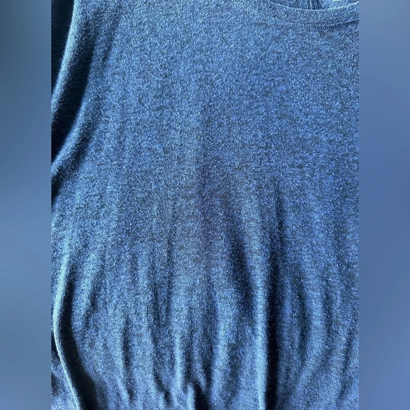 Old Navy Women’s Blue and Black Boyfriend Long Sleeve Shirt with Pocket Size XL - Picture 4 of 5